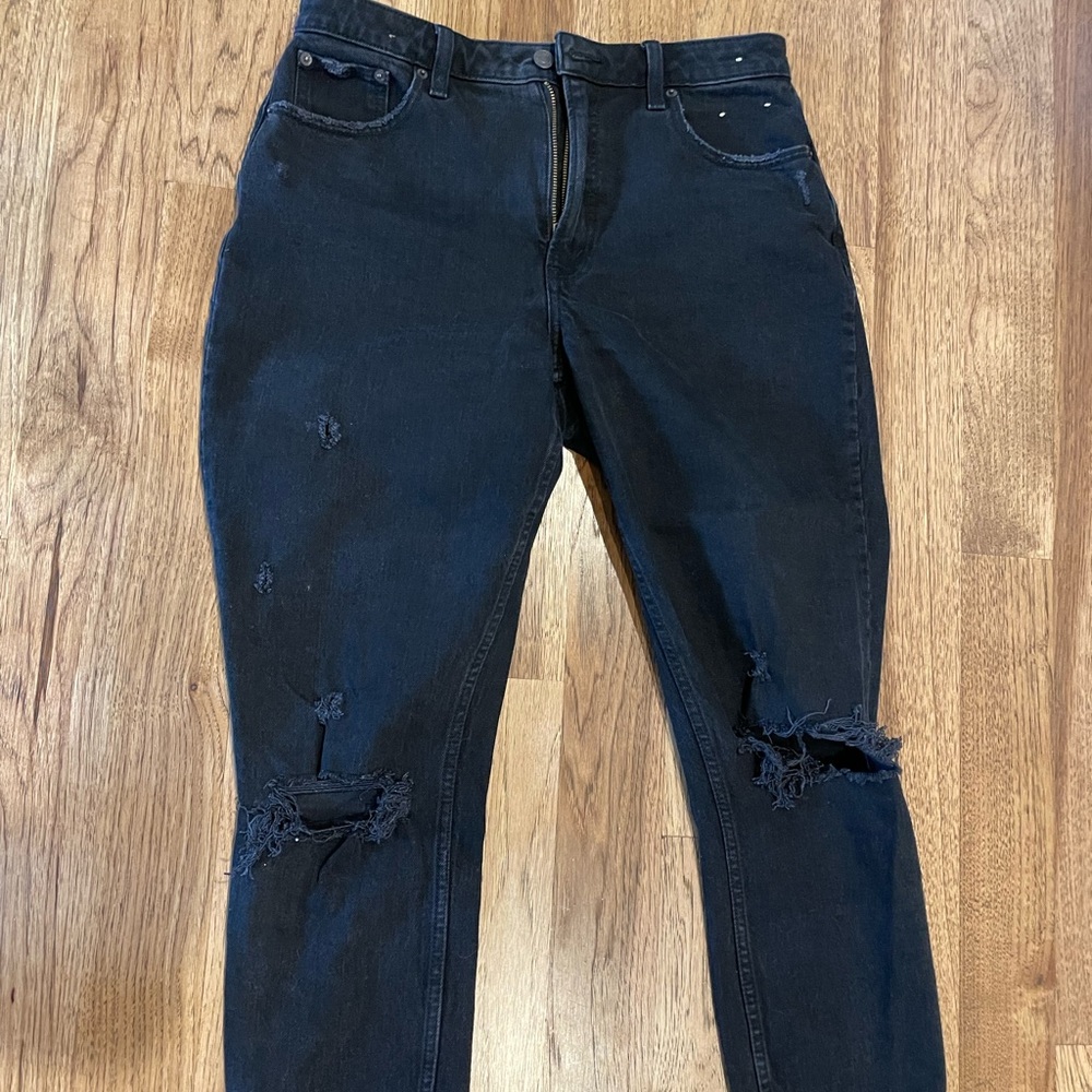 Abercrombie - Black Skinny High Rise Jean - Curve Love